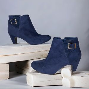 Sam & Libby Blue Ankle Boots